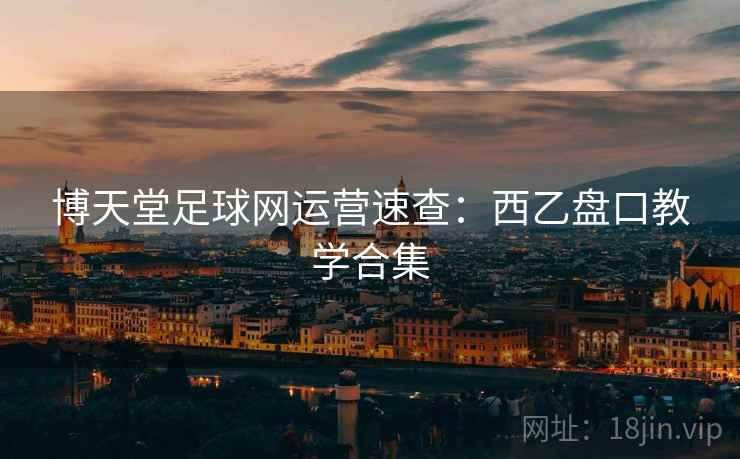 博天堂足球网运营速查：西乙盘口教学合集