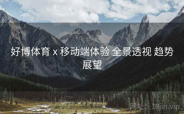 好博体育 x 移动端体验 全景透视 趋势展望